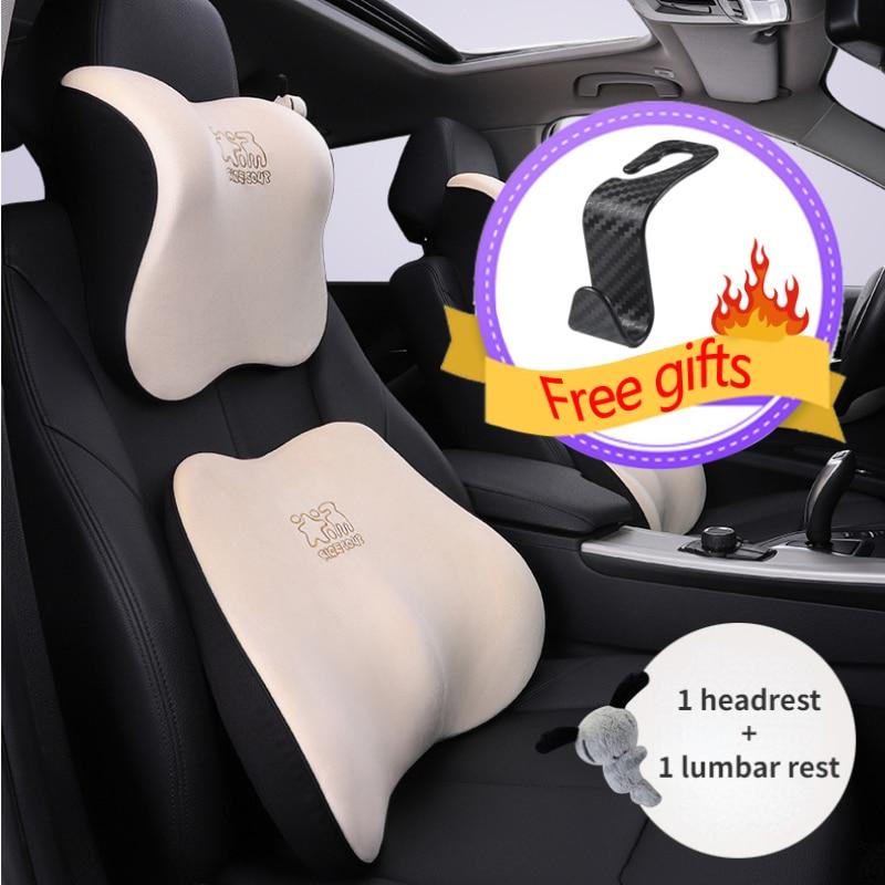 Подголовник для автомобильного сиденья, подушка для шеи, автоматическая подушка для отдыха, поясничная подушка, поддержка головы, защита для снятия усталости, опоры для сиденья