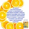 Vitamin C + Zinc Complex Capsules, 1020 mg per serving, high concentration ratio, for adults to enhance immunity.
