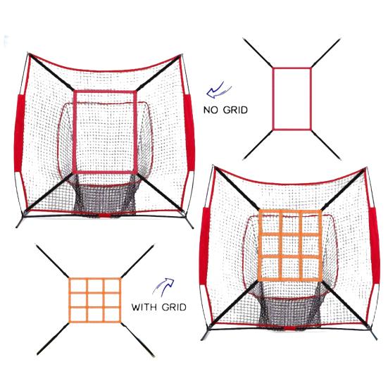 Бейсбольная сетка, зона удара, мишень, регулируемая, простая установка, софтбол, бейсбол, тренировочное оборудование для тренировок по мишеням