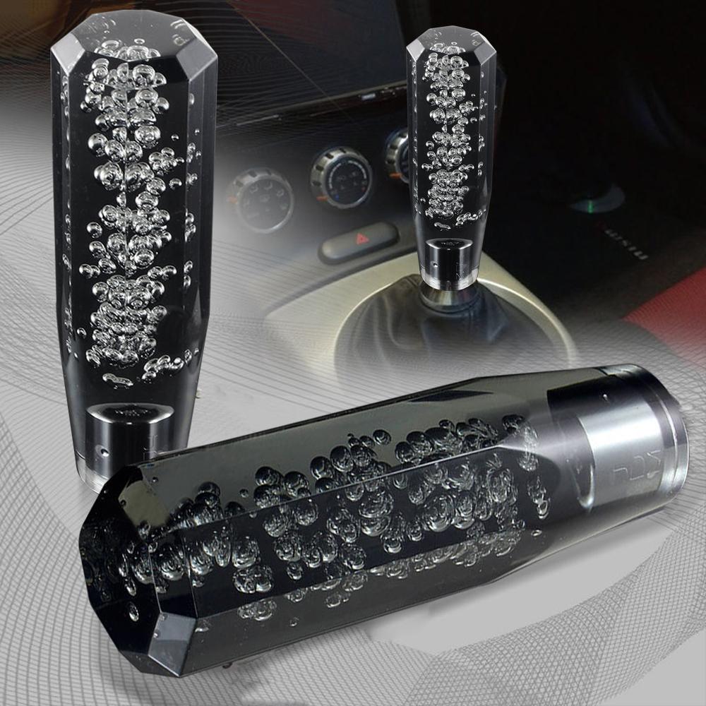 Universal Crystal Bubble Clear Acrylic Shift Knob Car Truck SUV Shifter Gear Stick Shifter Knob Interior Parts Car Accessory