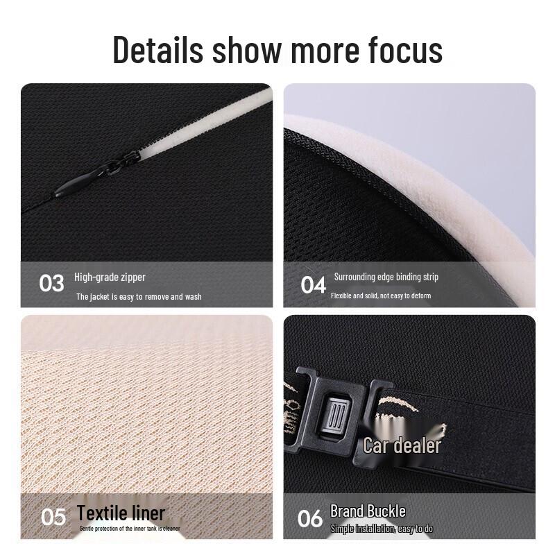 Universal Memory Foam Car & Office Support Pillows