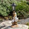 Garden Solar Light Animal Statue Decoration Landscaping Decor Figurine Sculpture for