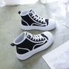 Women's High-Top Canvas Shoes Women's New Versatile Platform Shoes Summer Casual Shoes Breathable Thin Skate Shoes