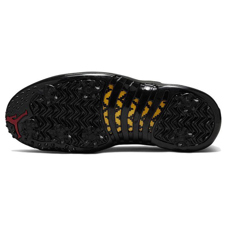 Air Jordan 12 Low Golf Taxi Unisex Sneakers White Metallic-Gold Black DH4120-100