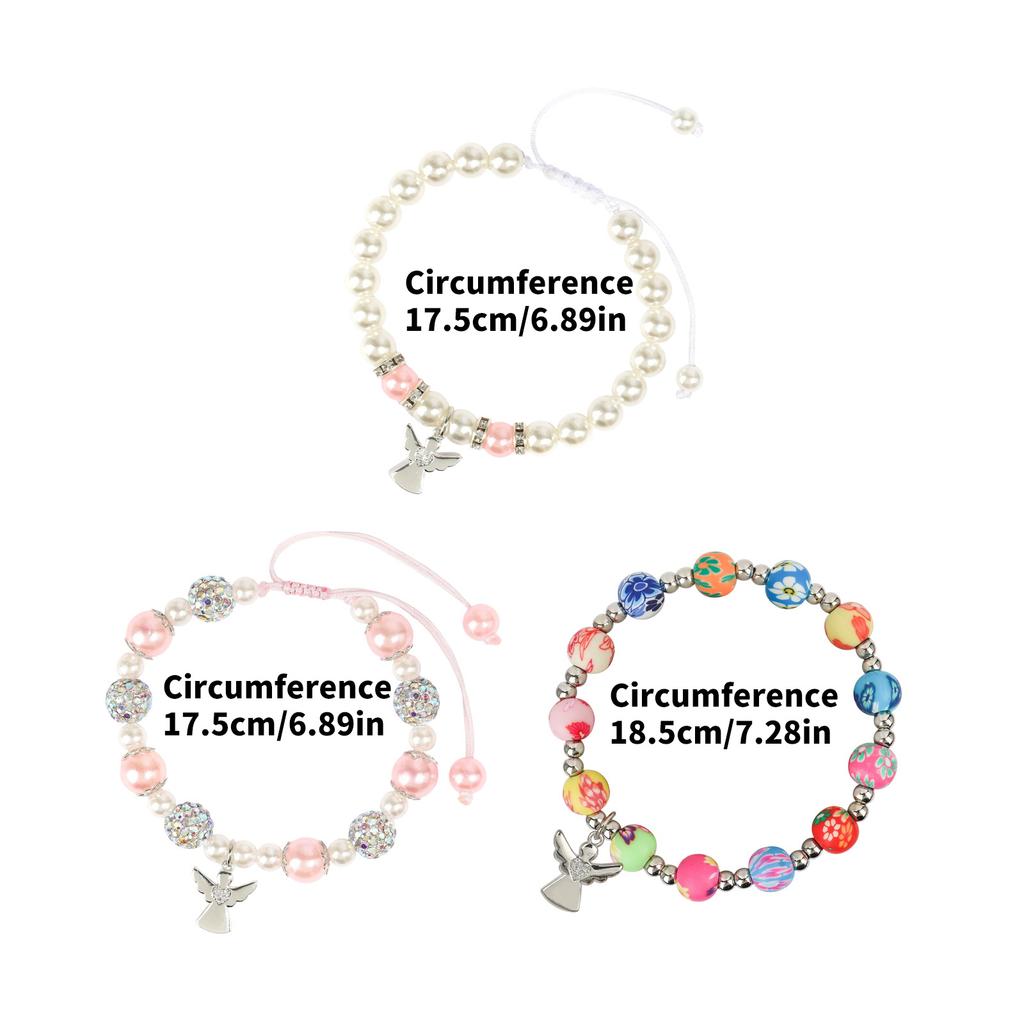 Нежный браслет из жемчужных бусин с подвеской в виде ангела-хранителя, религиозная цепочка на запястье, подарок для девочек на церемонию первого причастия