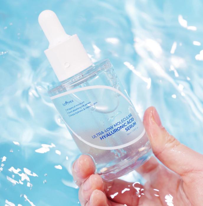 ISNTREE Гиалуроновая кислота водная эссенция 50 мл – Сыворотка для глубокого увлажнения с низкомолекулярной гиалуроновой кислотой