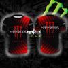 Мужская летняя камуфляжная футболка с 3D-принтом, бренд Monster Energy, повседневная, быстросохнущая, дышащая, с коротким рукавом