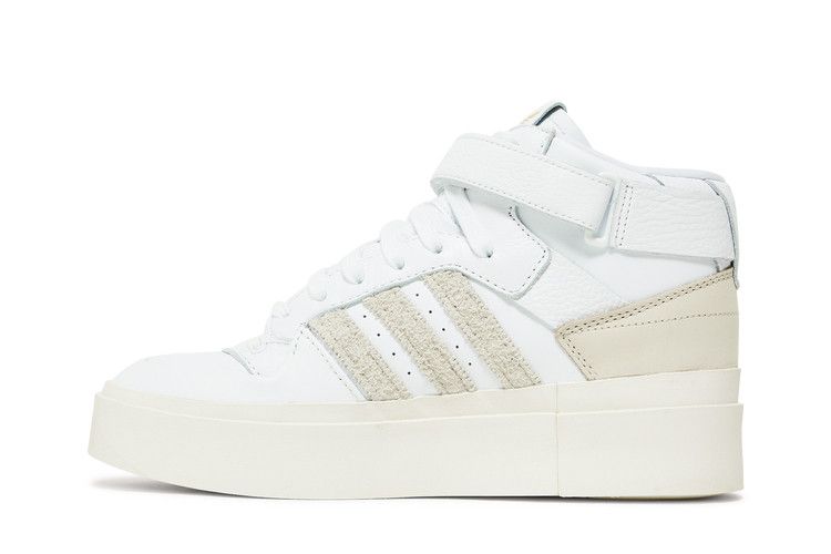 Женские кроссовки adidas Forum Bonega Mid Cloud White Orbit Grey Bliss (Женский) Облако-белое/Орбитально-серое/Блаженство