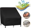 Outdoor Chair Covers Garden Alfresco Furniture Covers Black 210D Oxford Fabric Chair Protectors