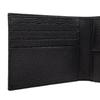 Emporio Armani Кожаный кошелек с принтованным логотипом Унисекс Кошелек Черный EM001741-AF14774-UC001