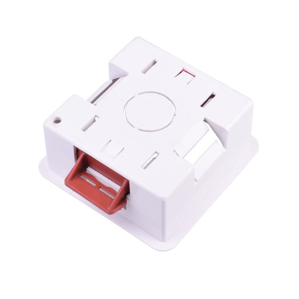 White Wall Socket Cassette Junction Box Wall Switch Box Durable Gypsum Board Lining Box  Home