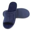 Men's Silent Open-Toe Breathable Slippers, Soft TPR Bottom, Machine Washable for Spring and Summer.