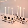 Romantic Candlelight Dinner Candle BaseHome Atmosphere PropChristmas Metal Decorative Item