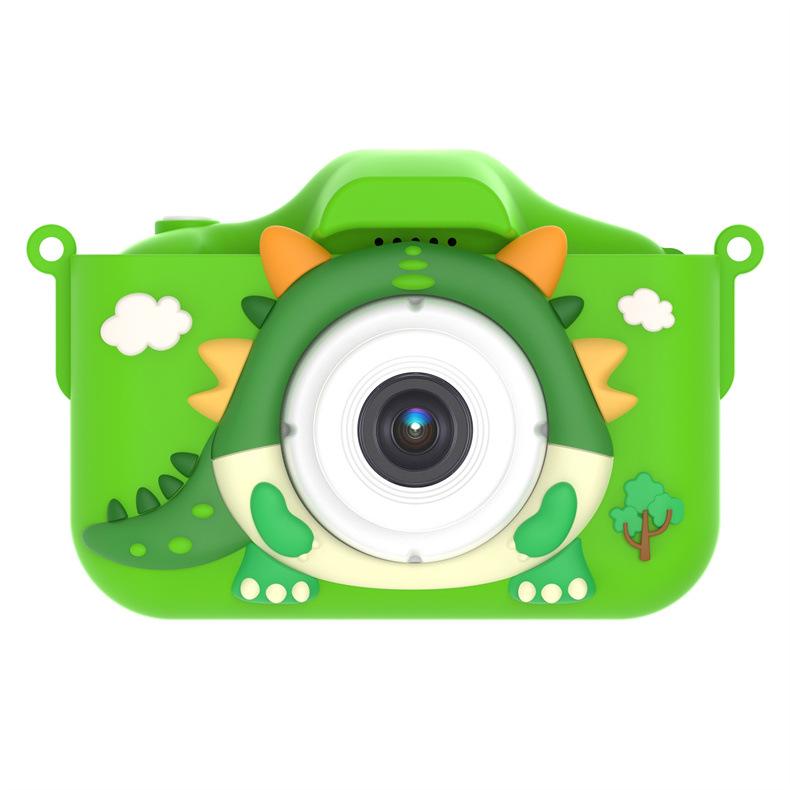 Children's Dual Lens Cartoon Digital Camera with Selfie, Video, Game, and Music Features