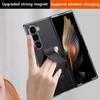 Кожаный чехол LANGSIDI для Samsung Galaxy Z Fold 6 Fold6 с магнитным ремешком на запястье и подставкой, задняя крышка с защитной пленкой