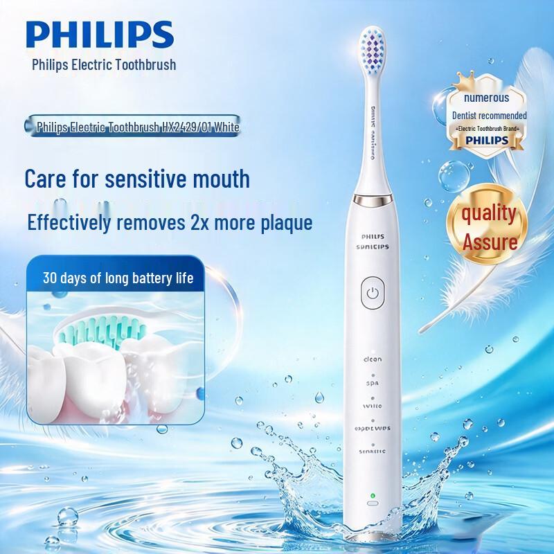 Philips Sonic Electric Toothbrush HX2429 CN plug (adapter included)