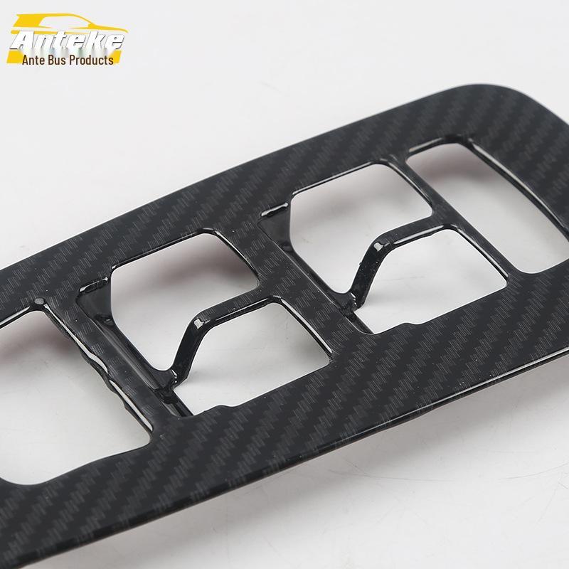 XC60 Lifter Switch Decorative Frame: Fits 18 Models, Car Window Glass Armrest Switch Button Sequin Sticker