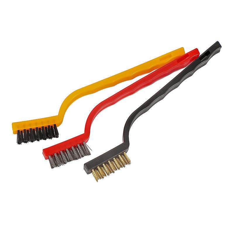 Горячая Распродажа Кухонных Принадлежностей Сильная Дезактивация Дома Газовая Плита Чистка Чистая Щетка 3 шт Металлическая Фибровая Щетка Проволочная Щетка