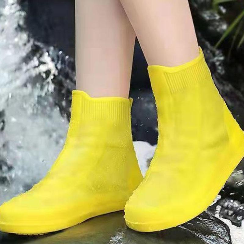 WTEMPO Waterproof Shoe Covers Multifunctional Anti Slip Thickened Wear-resistant Outdoor Rainy Essential Portable Shoe Covers Dropshipping Wholesale