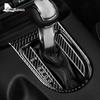 Real Soft Carbon Fiber Sticker For Ford Mustang 2015 2016 2017 2018 2019 2020 2021 2022 Car Gear shift Panel Trim Accessories