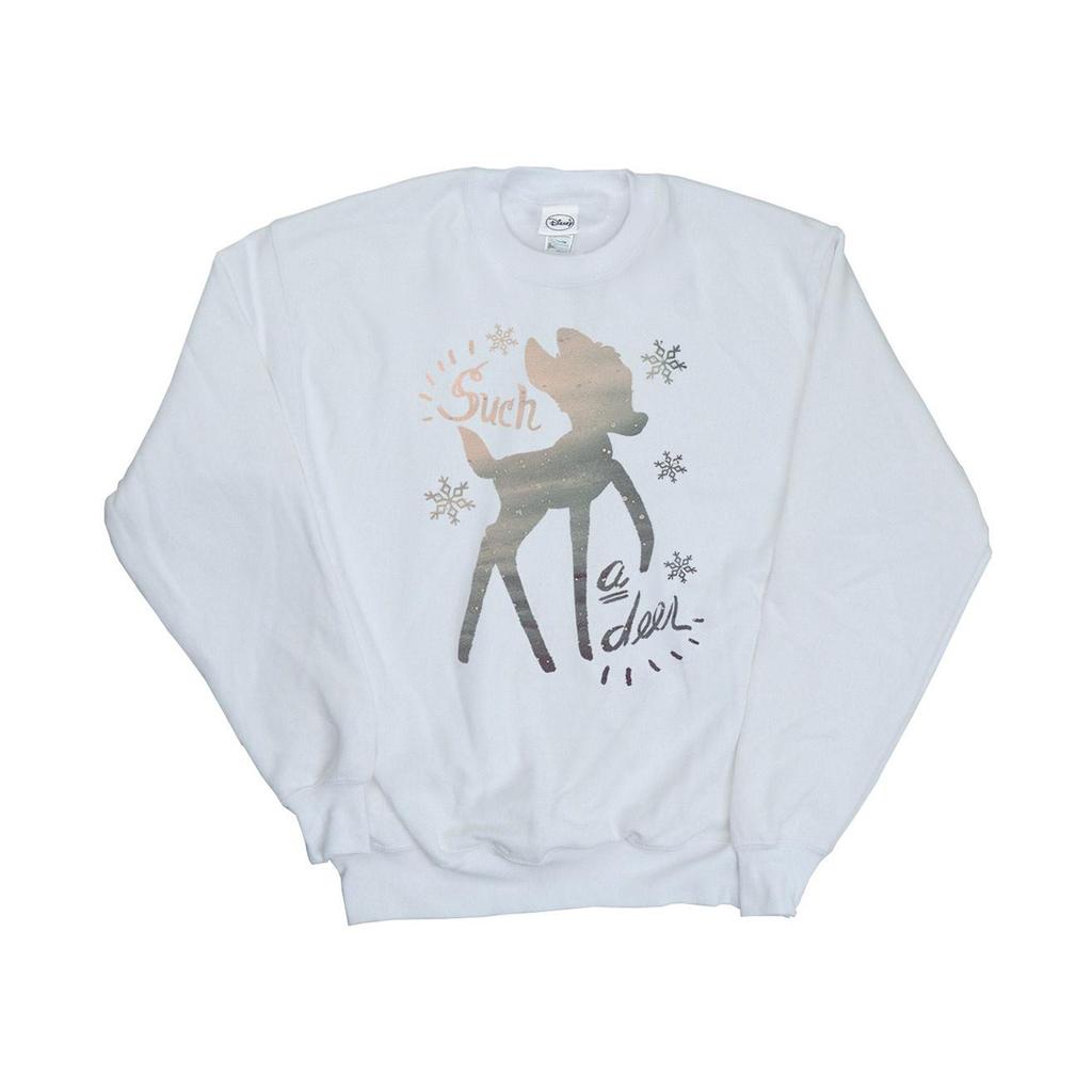 Disney Womens/Ladies Bambi Winter Deer Sweatshirt
