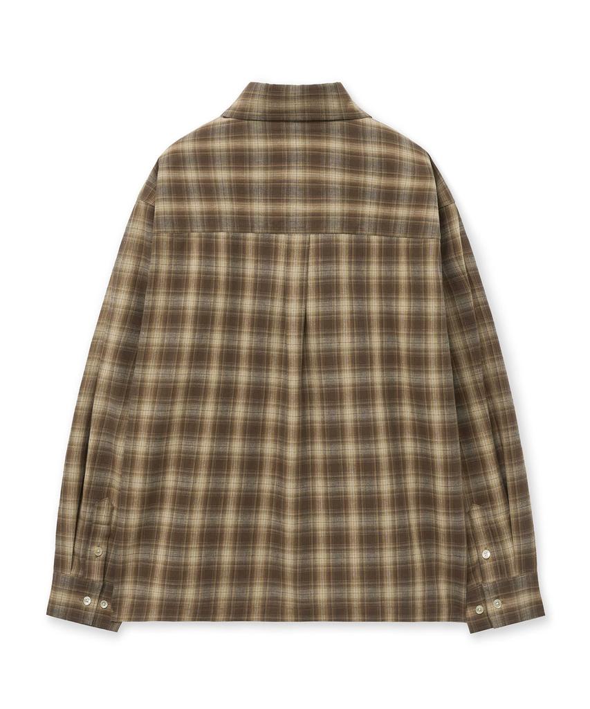 THE SATURDAY EVENING POST Vintage Check Shirts_Brown