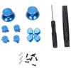 Controller Button Joystick Key Aluminum Alloy ABXY Buttons for Playstation5 ControllerBlue