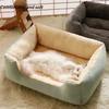Winter Cat Bed Warm Dog Bed Cat Mat Pet Products Cushions Kitten Goods Accessories Dog Thickened Sleeping Nest Houses Supplies