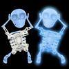 Танцующий Качающийся Скелет Игрушка Детская 3D Хэллоуин Шарнирный Скелет Пружина