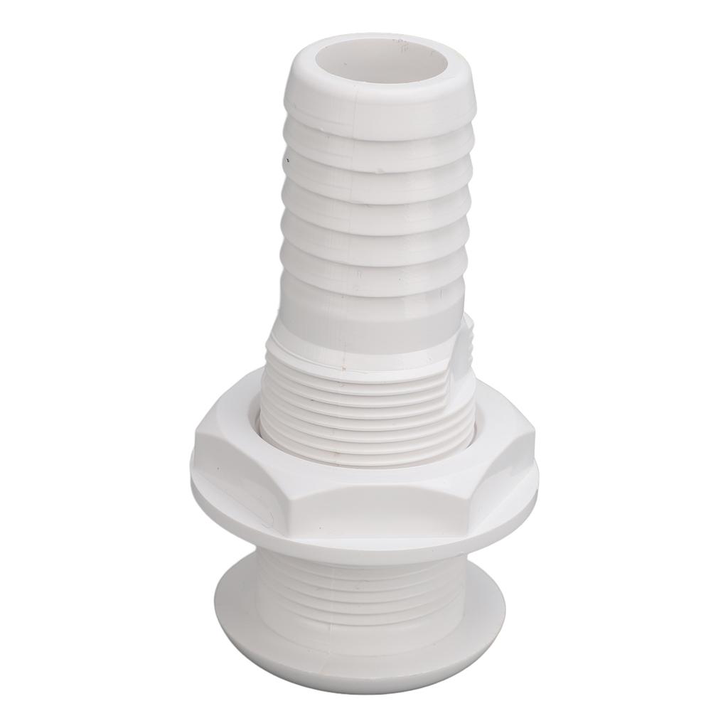 Boat Through Hull Connector 29mm Outlet Drainage Straight Drain Outlet Fittings Boat Plumbing Fittings