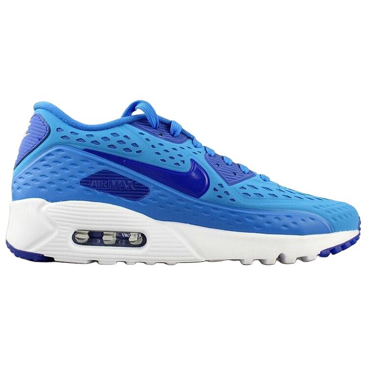 Nike Air Max 90 Удобные Мягкие Низкие Кроссовки для Повседневной Носки Мужские Кроссовки Синие 776661-404