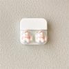 Cartoon Lens Box With Tweezers Drawer-Style Lens Case Portable Contact Lens Case  Travel