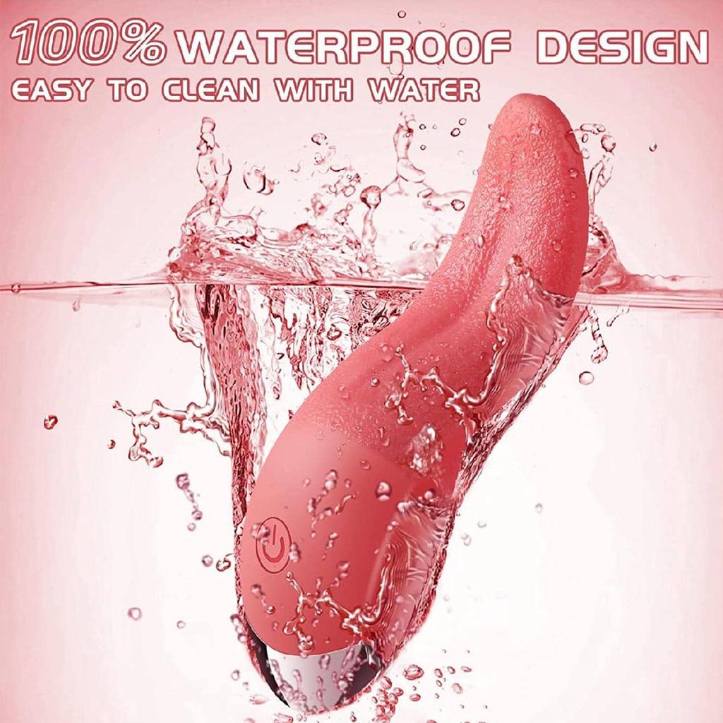 Реалистичный вибратор-язык, стимулятор точки G, женский мастурбатор, массажер для сосков, эротические секс-игрушки для пар, 10 режимов вибрации