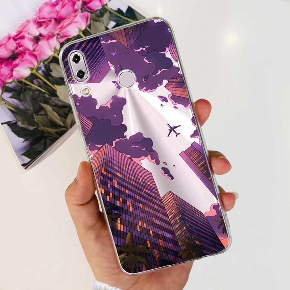 Для Asus Zenfone 5 (2018) 5Z ZE620KL ZS620KL Модный Металлический Стиль Дракон Покрашенный Чехол Для Asus X00QD Z01RD Мягкий Силиконовый ТПУ Чехол