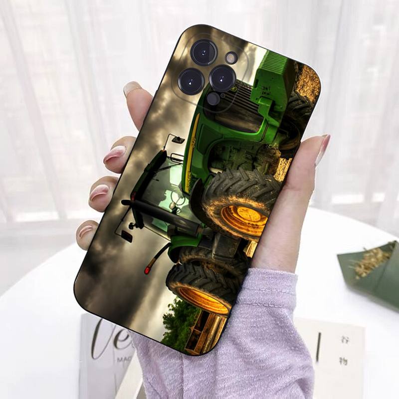 Чехол для телефона с сельскохозяйственной машиной и трактором для iPhone 8, 7, 6, 6S Plus X SE 2020 XR XS 14, 11, 12, 13, Mini Pro Max, чехол для мобильного телефона