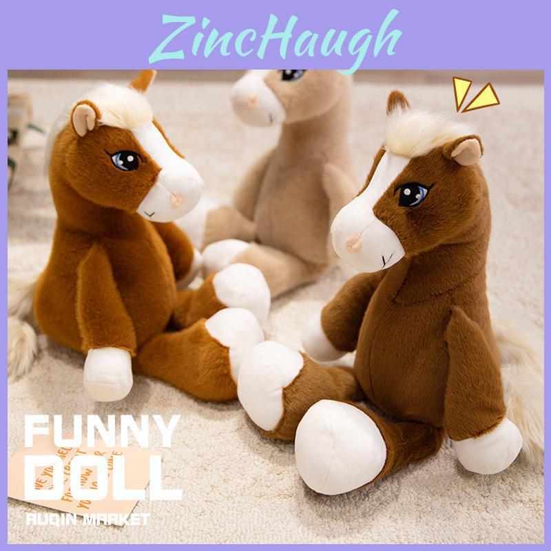 Horse Plush Doll With Pp Cotton Filling For Home Decor And Playtime