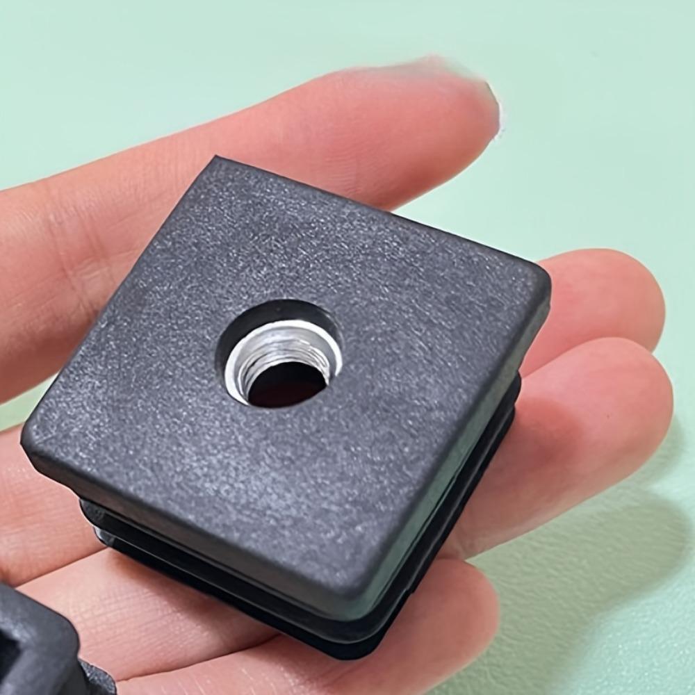 10 шт. M8 Резиновые квадратные пластиковые заглушки для ножек стула и стола, защитные заглушки для труб для защиты мебели и пола