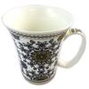 Les Trésors De Lily [N8636] - Porcelain Mug 'Mosaic' White Black
