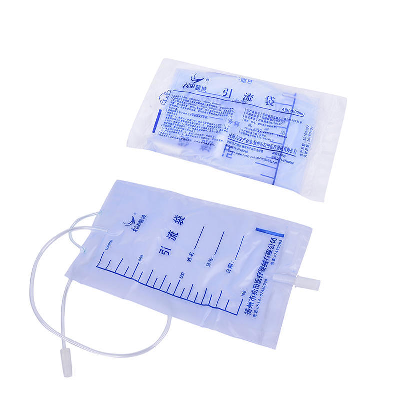 5Pcs Medical Disposable Urine Bag Male Drainage Bag 1000Ml Urine Collector,