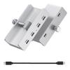 YW-HCL-4C-Pro 4 Ports USB C 3.1 Hub 10Gbps High Speed Data Transfer Clip On External Dock Station
