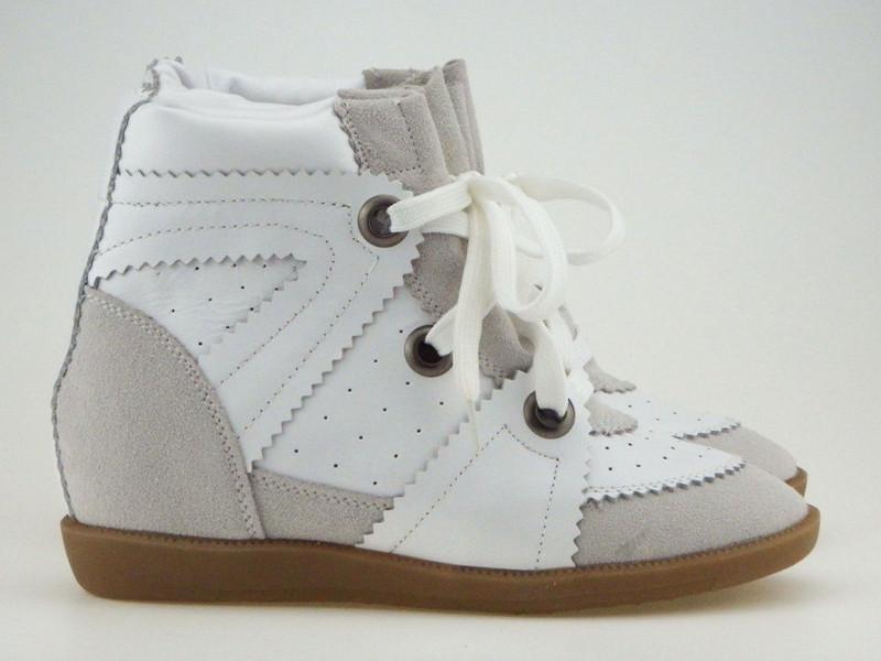 Женские туфли WISHLAZADA из коровьей кожи в уличном стиле с увеличенной высотой 5,5 см