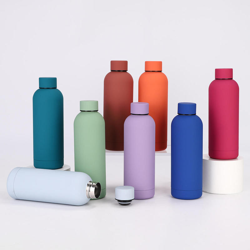 500ml Thermos Cup Small Mouth Water Bottle Stainless Steel Heat Retention 6-12H Portable Car Mug for Office Travel Outdoor Gym