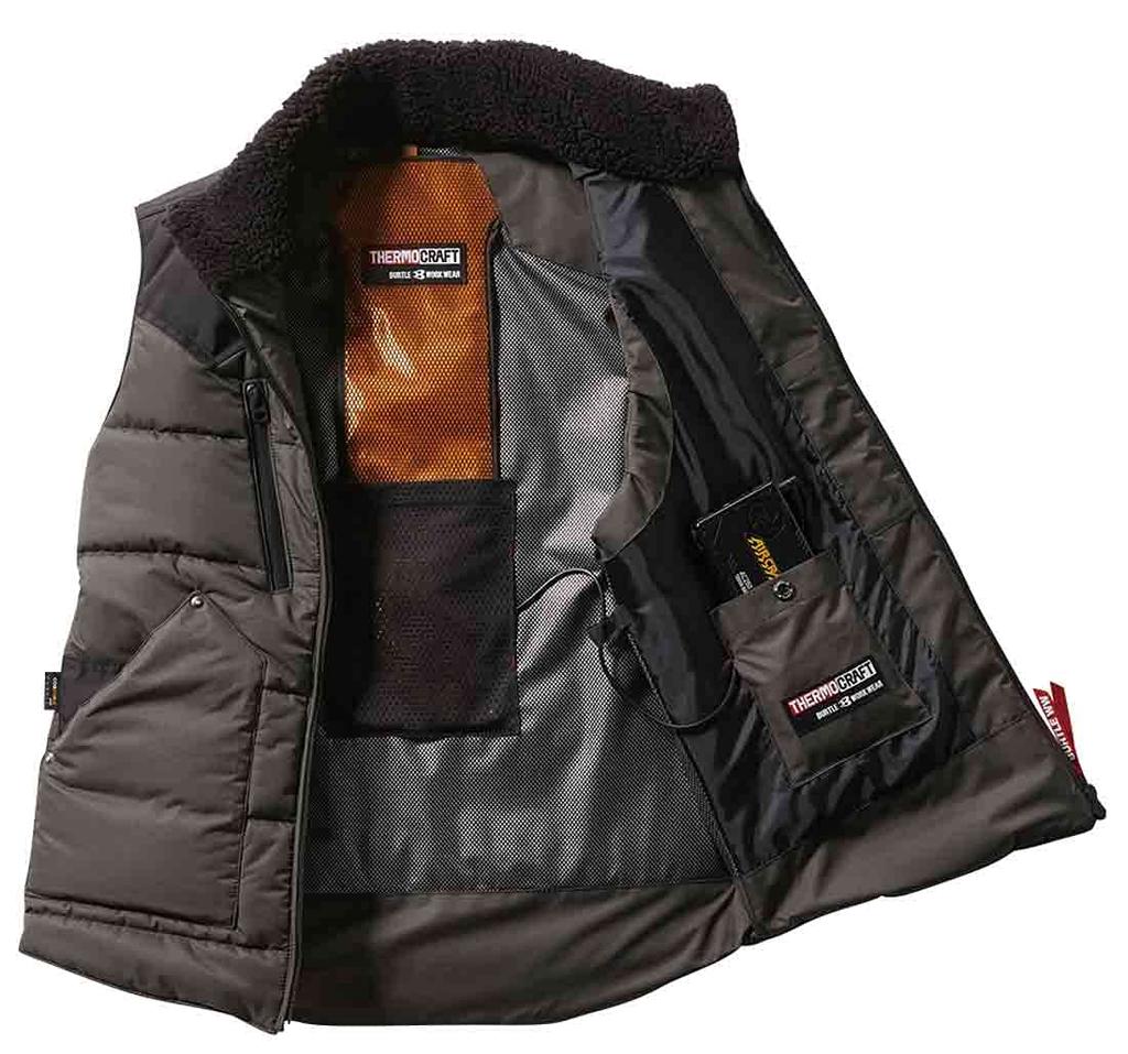 BURTLE Heater Vest Cardinal 5024 98 S for (Unisex) Fall/Winter