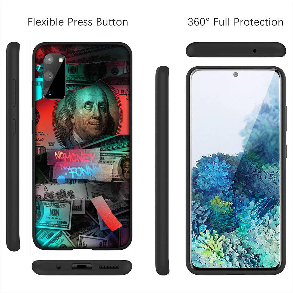 for Motorola Moto Edge 70 60 50 G54 G86 Samsung Galaxy S25 iPhone 17 16 15 Xiaomi Redmi Note 14 13 Pro Max Phone Case Poster Money 100 Dollars Cover