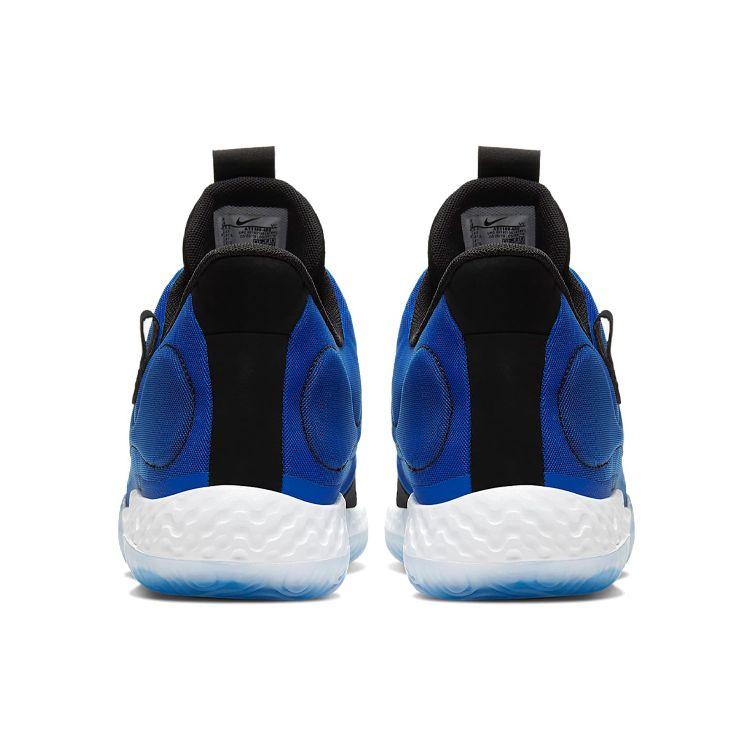 Nike KD Trey 5 VII EP Fabric Sports Trend Shock Absorption Non-Slip Wear-Resistant Mid-Top Retro Basketball Shoes Unisex Sneaker Black Blue AT1198-400