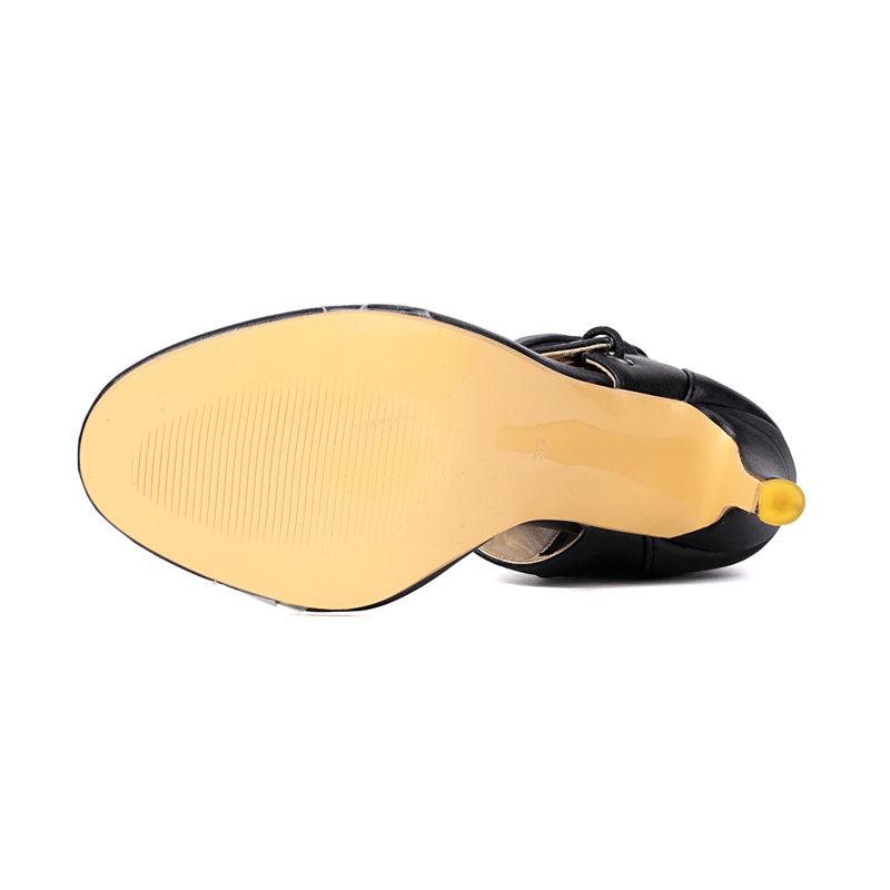 Women's High-heeled Sandals Sexy European and American Style Summer New Thin-heeled Large-size Roman Cool Boots