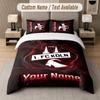 Custom Bedding Set FC Köln Pattern, Print Name Text 1 Duvet Cover plus 2 Pillowcases Home Textile