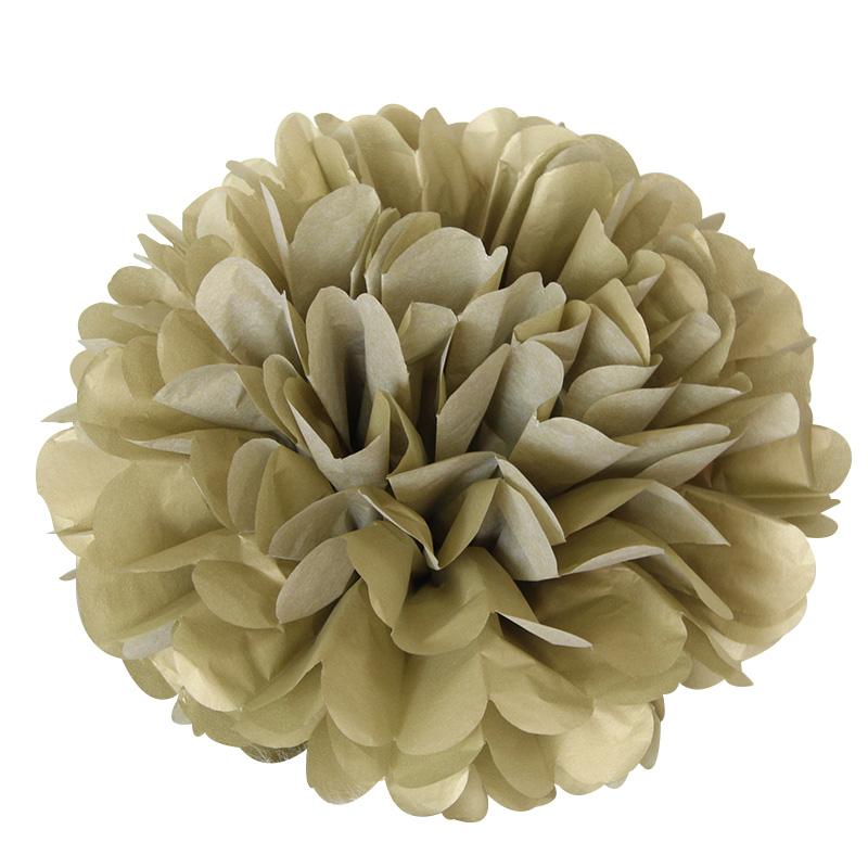 Holiday Supplies 10 " (25cm )Fluffy Tissue Paper Pom Poms Hanging Rose Flower Balls Garlands Wedding Baby Shower Party Decoration