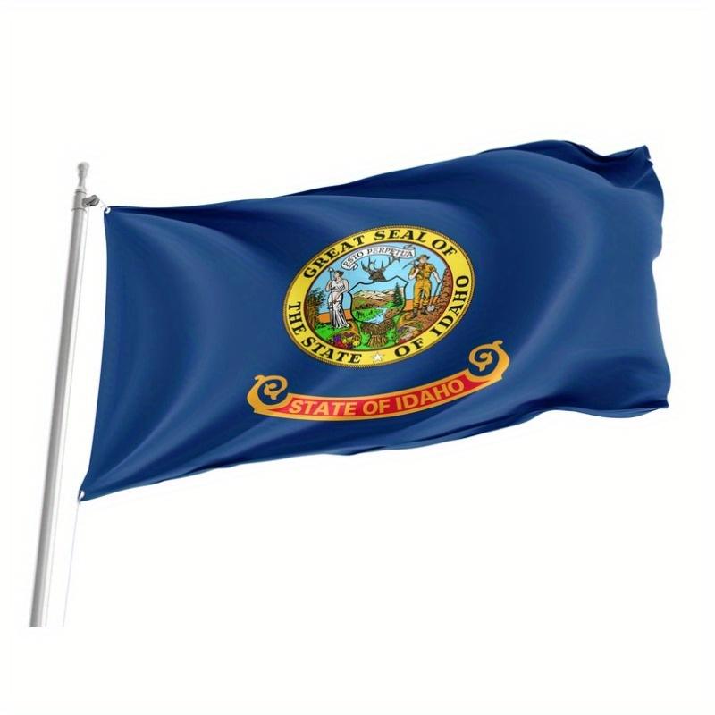 1pc Multi-Size Optional Idaho Flag, National Flag, Unique Print Design, US State Flag, Foot Humor Print Flag, Easy to Display, Holiday Party Decoratio