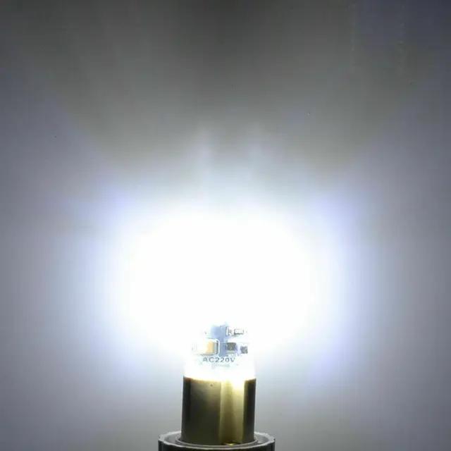 5 шт. Светодиодные лампы G4 24 светодиода 220 В 2 Вт Силикон DC12V 3000K 4000K 6000K Люстра Точечный светильник Лампочки Замена галогенных